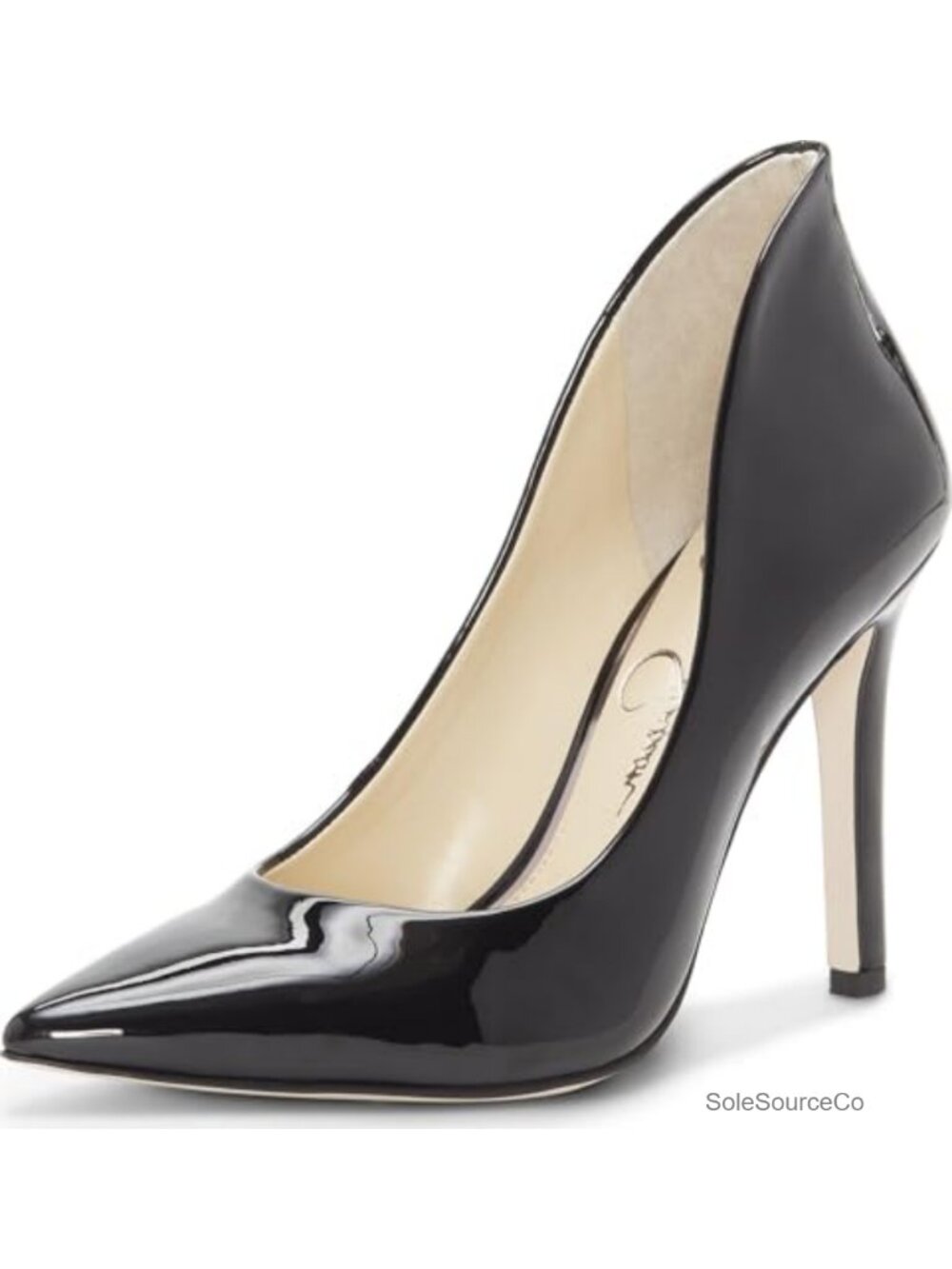 Pointed Toe Stiletto Pump Memory Foam Slip On Formal Dress Shoe